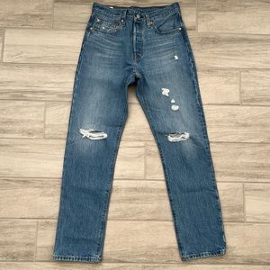 Levi's 501 Original Straight Jeans Medium Wash 27x30
